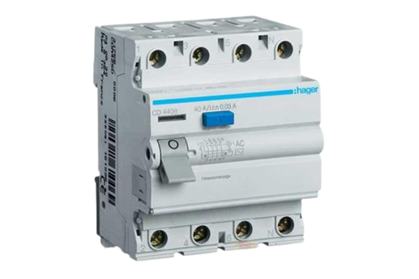 RCCB 4P - Cầu dao chống dòng rò, chống giật 
